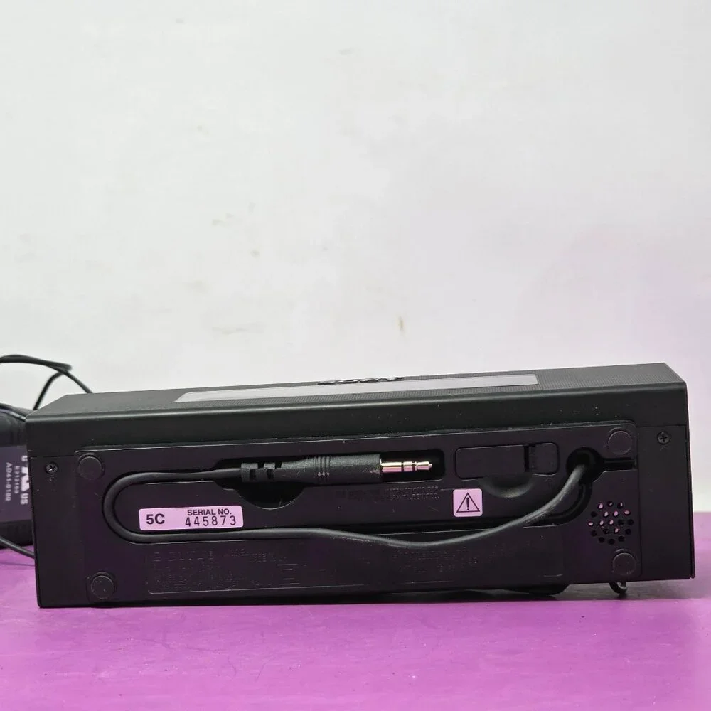 Sony‎ Black Digital Alarm Clock Radio With Nature Sounds & Snooze Function Works